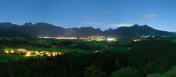 Archiv Foto Webcam Ausblick Burgruine Eisenberg 03:00
