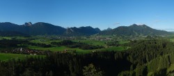 Archiv Foto Webcam Ausblick Burgruine Eisenberg 07:00