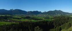 Archiv Foto Webcam Ausblick Burgruine Eisenberg 08:00
