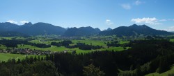 Archiv Foto Webcam Ausblick Burgruine Eisenberg 13:00