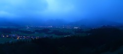 Archiv Foto Webcam Ausblick Burgruine Eisenberg 05:00
