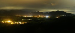 Archiv Foto Webcam Ausblick Burgruine Eisenberg 21:00