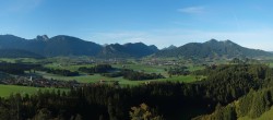 Archiv Foto Webcam Ausblick Burgruine Eisenberg 08:00