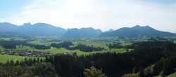 Archiv Foto Webcam Ausblick Burgruine Eisenberg 13:00