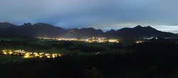 Archiv Foto Webcam Ausblick Burgruine Eisenberg 01:00