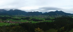 Archiv Foto Webcam Ausblick Burgruine Eisenberg 08:00