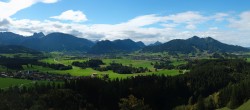 Archiv Foto Webcam Ausblick Burgruine Eisenberg 11:00