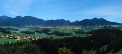 Archiv Foto Webcam Ausblick Burgruine Eisenberg 01:00