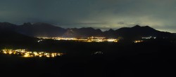 Archiv Foto Webcam Ausblick Burgruine Eisenberg 23:00