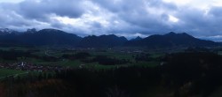 Archiv Foto Webcam Ausblick Burgruine Eisenberg 17:00