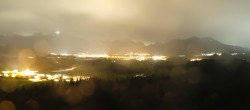 Archiv Foto Webcam Ausblick Burgruine Eisenberg 19:00