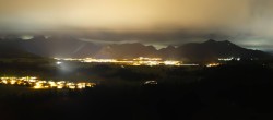 Archiv Foto Webcam Ausblick Burgruine Eisenberg 23:00