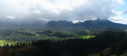 Archiv Foto Webcam Ausblick Burgruine Eisenberg 13:00