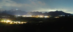 Archiv Foto Webcam Ausblick Burgruine Eisenberg 19:00
