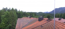 Archiv Foto Webcam Grainau: Zugspitzblick vom Hotel am Badersee 13:00