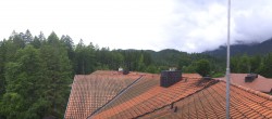 Archiv Foto Webcam Grainau: Zugspitzblick vom Hotel am Badersee 15:00