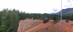 Archiv Foto Webcam Grainau: Zugspitzblick vom Hotel am Badersee 11:00