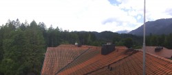 Archiv Foto Webcam Grainau: Zugspitzblick vom Hotel am Badersee 13:00