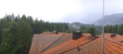 Archiv Foto Webcam Grainau: Zugspitzblick vom Hotel am Badersee 08:00