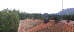 Archiv Foto Webcam Grainau: Zugspitzblick vom Hotel am Badersee 13:00