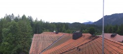 Archiv Foto Webcam Grainau: Zugspitzblick vom Hotel am Badersee 13:00