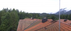 Archiv Foto Webcam Grainau: Zugspitzblick vom Hotel am Badersee 11:00