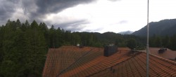 Archiv Foto Webcam Grainau: Zugspitzblick vom Hotel am Badersee 19:00