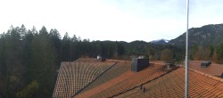 Archiv Foto Webcam Grainau: Zugspitzblick vom Hotel am Badersee 11:00