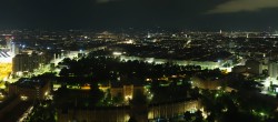 Archiv Foto Webcam Wien - Stadtpanorama 01:00