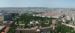 Archived image Webcam Vienna - View of the city 13:00