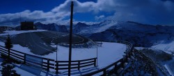 Archived image Webcam Panorama Grossglockner High Alpine Road - Edelweißhütte 23:00