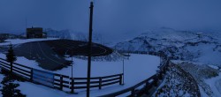 Archived image Webcam Panorama Grossglockner High Alpine Road - Edelweißhütte 01:00