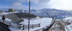 Archived image Webcam Panorama Grossglockner High Alpine Road - Edelweißhütte 09:00