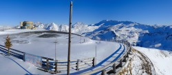 Archived image Webcam Panorama Grossglockner High Alpine Road - Edelweißhütte 13:00