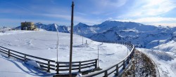 Archived image Webcam Panorama Grossglockner High Alpine Road - Edelweißhütte 09:00