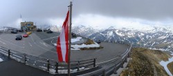 Archived image Webcam Panorama Grossglockner High Alpine Road - Edelweißhütte 13:00