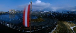 Archived image Webcam Panorama Grossglockner High Alpine Road - Edelweißhütte 23:00