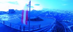 Archived image Webcam Panorama Grossglockner High Alpine Road - Edelweißhütte 03:00
