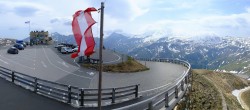 Archived image Webcam Panorama Grossglockner High Alpine Road - Edelweißhütte 09:00