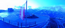 Archived image Webcam Panorama Grossglockner High Alpine Road - Edelweißhütte 03:00