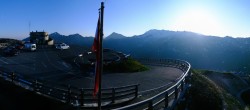 Archived image Webcam Panorama Grossglockner High Alpine Road - Edelweißhütte 23:00