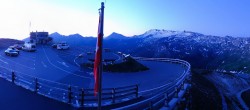 Archived image Webcam Panorama Grossglockner High Alpine Road - Edelweißhütte 03:00