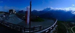 Archived image Webcam Panorama Grossglockner High Alpine Road - Edelweißhütte 01:00