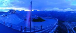 Archived image Webcam Panorama Grossglockner High Alpine Road - Edelweißhütte 03:00