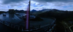 Archived image Webcam Panorama Grossglockner High Alpine Road - Edelweißhütte 03:00
