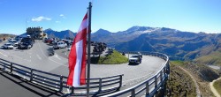 Archived image Webcam Panorama Grossglockner High Alpine Road - Edelweißhütte 09:00