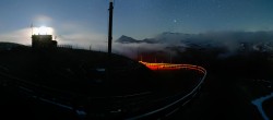 Archived image Webcam Panorama Grossglockner High Alpine Road - Edelweißhütte 01:00