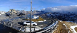 Archived image Webcam Panorama Grossglockner High Alpine Road - Edelweißhütte 13:00