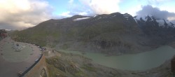 Archiv Foto Webcam Großglockner: Gletscherrestaurant Freiwandeck 19:00