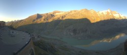Archiv Foto Webcam Großglockner: Gletscherrestaurant Freiwandeck 05:00